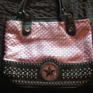 Cowgirl Texas star bedazzled bag